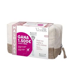 Gillette GILLETTE VENUS INTIMA MALDIVES KOSZULKA DO GOLENIA + 2 WKŁADY Golarki i depilatory 1 ct Damski. Brązowe t-shirty damskie Gillette, l, bez wzorów, ze skóry, bez kołnierzyka. Za 117.49 zł.