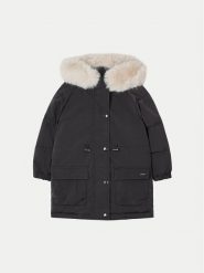 Mayoral Parka 4493 Czarny Regular Fit. Czarne kurtki i płaszcze dla dziewczynek Mayoral, bez wzorów, z syntetyku, bez kaptura. Za 179.99 zł.