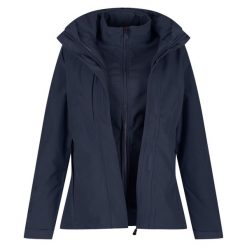 Damska Kurtka 3 W 1 Kingsley. Niebieskie kurtki damskie Regatta, xl, bez wzorów, bez kaptura, trekkingowe. Za 629.99 zł.