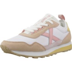 Buty MUNICH UM WMN Biały. Białe obuwie sportowe damskie munich, bez wzorów, z materiału, na fitness i siłownię. Za 513.30 zł.