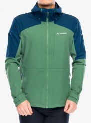 Kurtka softshell męska Vaude Elope Wind Jacket. Zielone kurtki męskie Vaude, l, bez wzorów, z elastanu, biznesowe, bez kaptura. Za 464.95 zł.