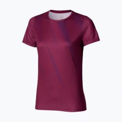 Koszulka do biegania damska Mizuno Core Graphic Tee. Fioletowe koszulki sportowe damskie Mizuno, l, bez wzorów, z materiału, bez kołnierzyka, bez ramiączek, do biegania. Za 79.99 zł.
