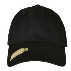 Czapka Z Daszkiem Z Poliestru Z Recyklingu. Czarne czapki i kapelusze damskie FLEXFIT, bez wzorów. Za 84.99 zł.