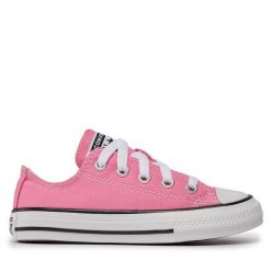 Trampki Converse. Czerwone półbuty dziewczęce Converse, bez wzorów, bez zapięcia. Za 209.99 zł.