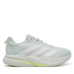 Buty do biegania adidas. Zielone obuwie sportowe damskie Adidas, bez wzorów, do biegania. Za 289.99 zł.