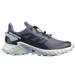 Buty do biegania damskie Salomon Supercross 4. Szare obuwie sportowe damskie Salomon, bez wzorów, z materiału, do biegania. Za 574.00 zł.