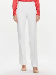 Marciano Guess Spodnie materiałowe Sally 3BGB29 7046A Biały Straight Fit. Białe spodnie materiałowe damskie Marciano Guess, z aplikacjami, z materiału. Za 899.99 zł.