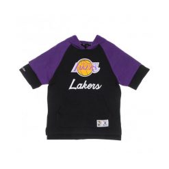 Sweatshirt z kapturem Los Angeles Lakers. Czarne bluzy męskie Mitchell & Ness, bez wzorów, z kapturem. Za 375.00 zł.