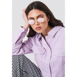 NA-KD Accessories Owalne okulary przeciwsłoneczne - Purple. Fioletowe okulary przeciwsłoneczne damskie NA-KD Accessories. Za 80.95 zł.