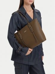 Lasocki Torebka CEO-LSK-X-002-10 Khaki. Brązowe torebki do ręki damskie Lasocki, bez wzorów, ze skóry, bez dodatków. Za 219.99 zł.