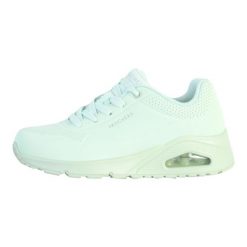 Buty na co dzień damskie SKECHERS UNO FROSTY KICKS eko skóra. Zielone obuwie sportowe damskie Skechers, bez wzorów, ze skóry, trekkingowe, Skechers Sport. Za 303.00 zł.
