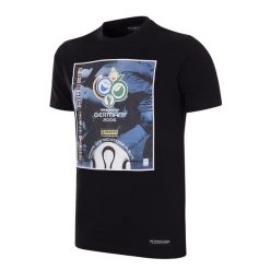 Koszulka dla dorosłych - Panini FIFA Mistrzostwa Świata Niemcy 2006 - Czarna. Czarne koszulki sportowe męskie COPA FOOTBALL, xl, bez wzorów, bez kołnierzyka, bez ramiączek, do piłki nożnej. Za 212.95 zł.