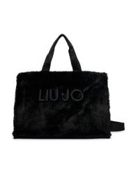 Liu Jo Torebka 2F6037 E0218 Czarny. Czarne torebki do ręki damskie Liu Jo, bez wzorów, z materiału, bez dodatków. Za 469.99 zł.