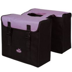 Podwójna Torba Rowerowa 34 Litry 37 X 33 X 14 Cm (2X) - Czarny / Fioletowy. Czarne torby i plecaki dziecięce GREENLANDS, z materiału. Za 158.15 zł.