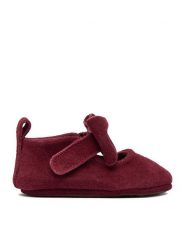 Guess Niechodki CEO-CM260120-5 Bordowy. Czerwone baleriny dziewczęce Guess, z aplikacjami, ze skóry, bez zapięcia. Za 99.99 zł.