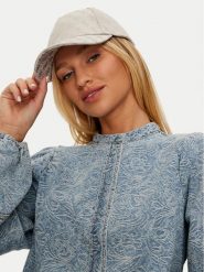 Guess Czapka z daszkiem AW5184 POL03 Beżowy. Brązowe czapki i kapelusze damskie Guess, z aplikacjami, z materiału. Za 119.99 zł.