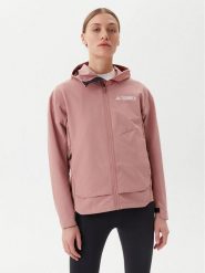 Adidas Kurtka softshell Terrex Multi JC6861 Różowy Regular Fit. Czerwone kurtki sportowe damskie Adidas, l, bez wzorów, z softshellu, bez kaptura, outdoorowe. Za 529.99 zł.