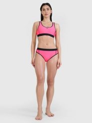 DÓŁ OD BIKINI DAMSKI STRÓJ KĄPIELOWY 4F XL F078. Czerwone bikini damskie 4f, xl, bez wzorów. Za 54.50 zł.