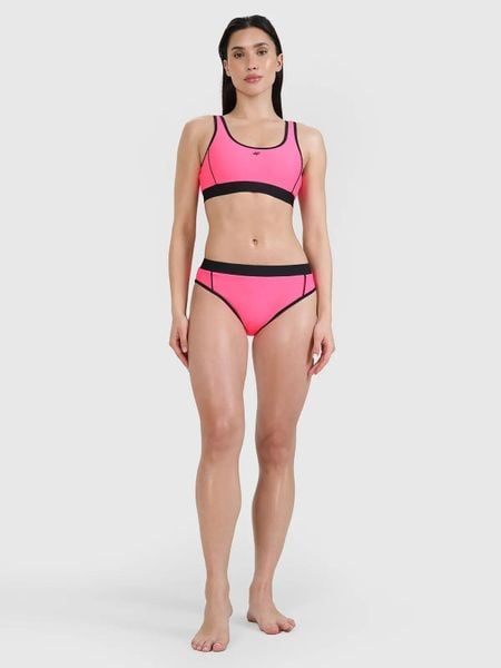 DÓŁ OD BIKINI DAMSKI STRÓJ KĄPIELOWY 4F S F078. Czerwone bikini damskie 4f, s, bez wzorów. Za 54.50 zł.