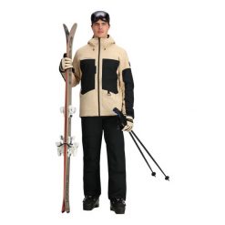 Kurtka narciarska Obermeyer Cirque. Brązowe kurtki damskie OBERMEYER, m, bez wzorów, bez kaptura, narciarskie. W wyprzedaży za 1,064.00 zł.