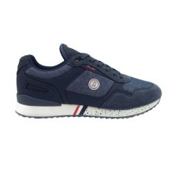 Płócienne buty treningowe Serge Blanco Chamonix. Niebieskie obuwie sportowe damskie SERGE BLANCO, bez wzorów, z tkaniny. Za 425.10 zł.