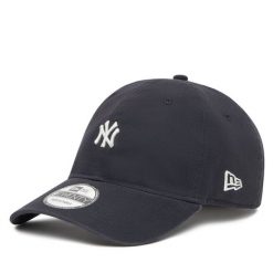 Czapka z daszkiem New Era. Niebieskie czapki i kapelusze damskie New Era, bez wzorów. Za 89.99 zł.