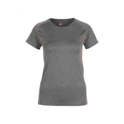 Damska koszulka techniczna Peak Mountain. Szare t-shirty damskie Peak Mountain, bez wzorów, casualowe, bez kołnierzyka. W wyprzedaży za 166.50 zł.