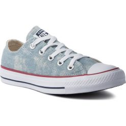 Trampki CONVERSE - Ctas Ox 163959C Washed Denim/White/White. Półbuty damskie marki Converse. W wyprzedaży za 229.00 zł.