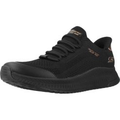 Buty SKECHERS SLIP-INS BOBS SQUAD 4 DIRE STEP Czarny. Czarne obuwie sportowe damskie Skechers, trekkingowe. Za 364.99 zł.