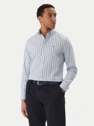 Tommy Hilfiger Koszula MW0MW42441 Błękitny Regular Fit. Niebieskie koszule męskie Tommy Hilfiger, m, bez wzorów, z bawełny, bez kołnierzyka, bez ramiączek. Za 369.99 zł.