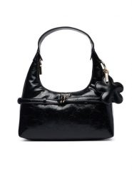 Guess Torebka Taylor Mini HWTG23 25770 Czarny. Czarne torebki do ręki damskie Guess, z aplikacjami, ze skóry, bez dodatków. Za 364.99 zł.