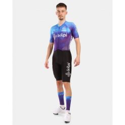 Męska koszulka kolarska Kilpi AURORA-M. Niebieskie buty sportowe męskie Kilpi, bez zapięcia, rowerowe. Za 835.17 zł.