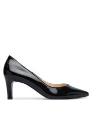 HÖGL Szpilki 0-186701-01000 Czarny. Czarne szpilki damskie HÖGL, bez wzorów, z lakierowanej skóry, bez obcasa, bez zapięcia. Za 594.99 zł.