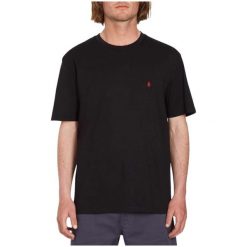 Koszulka Volcom Stone Blanks Czarna. Czarne koszulki sportowe męskie Volcom, bez wzorów, bez kołnierzyka, bez ramiączek. Za 148.01 zł.