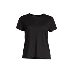 Damski jersey Casall Soft Texture. Czarne koszulki sportowe damskie Casall, bez wzorów, z jersey, bez kołnierzyka, bez ramiączek, na fitness i siłownię. W wyprzedaży za 179.00 zł.