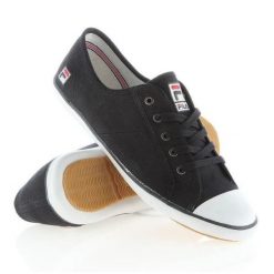Trampki Fila Elana WCL004-000 czarne. Czarne trampki i tenisówki damskie bez wzorów, z gumy, klasyczne, bez zapięcia. Za 303.63 zł.
