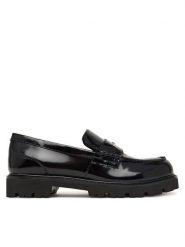 KARL LAGERFELD Loafersy Lowell KL42224 Czarny. Czarne mokasyny damskie KARL LAGERFELD, ze skóry. Za 879.99 zł.