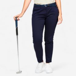 Second Life - Spodnie do golfa chino damskie Inesis MW500... - Stan Dobry. Niebieskie spodnie materiałowe damskie INESIS, m, bez wzorów, z bawełny, na golfa. Za 74.99 zł.