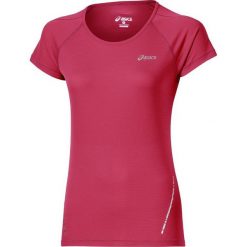 T-shirt Asics Short Sleeve Top 110422-6016. Czerwone t-shirty damskie Asics, z materiału. W wyprzedaży za 79.99 zł.