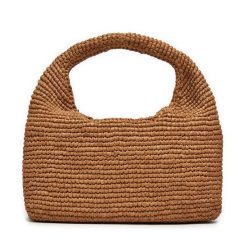 Torebka Manebi. Brązowe torebki do ręki damskie Manebi, bez wzorów, klasyczne, bez dodatków. Za 559.99 zł.