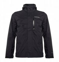 Kurtka męska Columbia Pouring Adventure III Jacket 2117171010 czarny L. Czarne kurtki męskie Columbia, l, bez wzorów, bez kaptura. Za 340.50 zł.