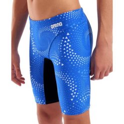 Spodenki Pływackie Chłopięce Arena Boy's Firefloswim Jammer. Niebieskie szorty dla chłopców Arena, bez wzorów, sportowe. Za 159.99 zł.