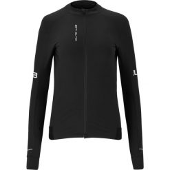 Damski jersey z długim rękawem Elite Lab Elite X1. Czarne bluzy sportowe damskie ELITE LAB, bez wzorów, z jersey, rowerowe. W wyprzedaży za 282.00 zł.