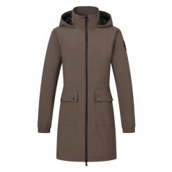 Parka dla kobiet HV Polo Caroline. Brązowe parki damskie HV POLO, l, z aplikacjami, eleganckie, bez kaptura. Za 667.00 zł.
