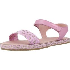 Sandały PABLOSKY 436870P Rose. Czerwone sandały damskie Pablosky, bez wzorów, ze skóry, bez obcasa, bez zapięcia. Za 212.99 zł.