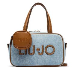 Torebka Liu Jo. Niebieskie torebki do ręki damskie Liu Jo, bez wzorów, klasyczne, bez dodatków. Za 559.99 zł.