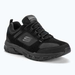 Buty męskie SKECHERS Oak Canyon. Czarne trekkingi męskie Skechers, trekkingowe. Za 209.99 zł.