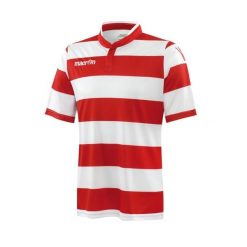 Koszulka Macron kepler. Białe koszulki sportowe męskie Macron, bez wzorów, bez kołnierzyka, bez ramiączek, do piłki nożnej. Za 220.50 zł.