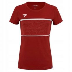 Koszulka tenisowa damska Tecnifibre Team Tech Tee. Białe t-shirty damskie TECNIFIBRE, bez wzorów, sportowe, bez kołnierzyka. W wyprzedaży za 119.00 zł.