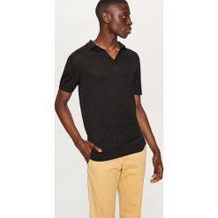 Sweter z krótkim rękawem - Czarny. Swetry damskie Reserved. Za 89.99 zł.
